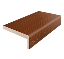 Телескопічна лиштва плоска з крилом